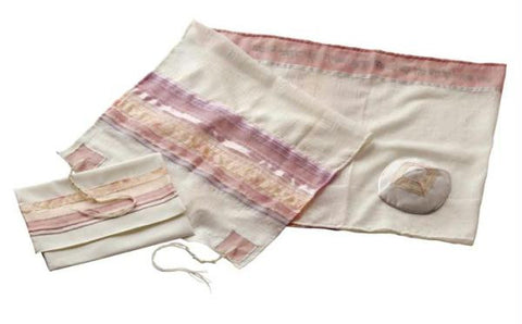 Women's Tallits - Peach Pink Tallit