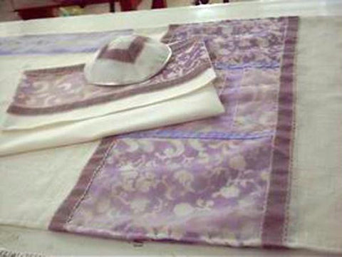 Women's Tallits - Tallit Floral Mauve