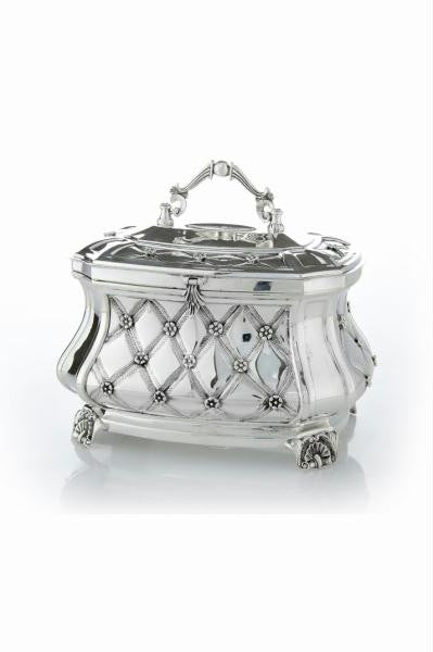 Sterling Silver Etrog Box - Milnezi xp Sterling Silver Etrog Box