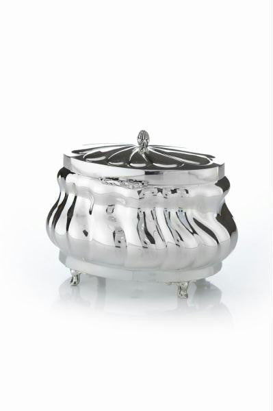 Sterling Silver Etrog Box - Sterling Silver Etrog Box