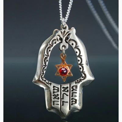 Hamsa Pendants - Oriental Kabbalah Inspired Hamsa Pendant