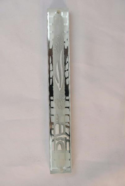 Handmade Glass &amp; Stained Glass Mezuzahs - Glass Mezuzah Case