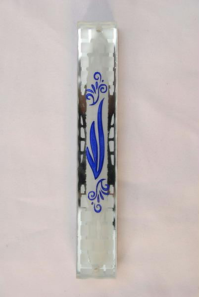 Handmade Glass &amp; Stained Glass Mezuzahs - Glass Mezuzah Case