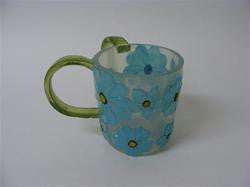 Flower Washing Cup - Blue Flower Washing Cup