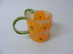 Flower Washing Cup - Orange Flower Washing Cup
