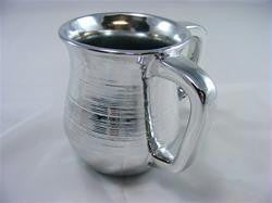 Ceramic Washing Cup - Classic Silver Washing Cup