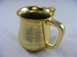 Ceramic Washing Cup - Classic Gold Washing Cup