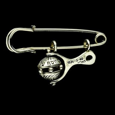 Kabbalah Pins - Silver 'Michael' Baby Talisman Pin