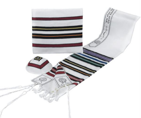 Childern Mezuzahs - B'nei Or Tallit 18*72