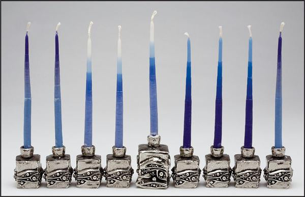 Metal Menorahs - Menorah Wave by Patrick Meyer