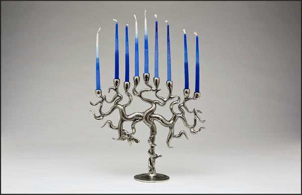 Metal Menorahs - Menorah Tree Of Life