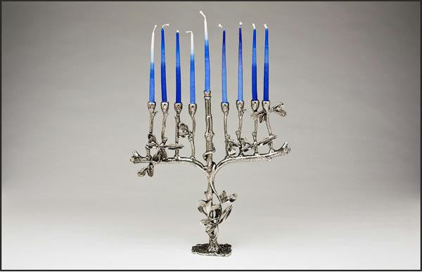 Metal Menorahs - Menorah Dove