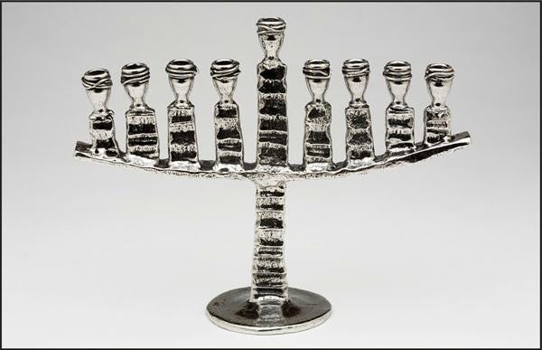 Metal Menorahs - Branch Menorah Groove