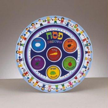 Melamine Seder Plates - Children's Melamine Seder Plate 9&quot;