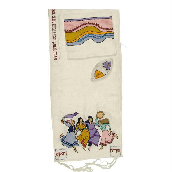 Women's Tallits - Dancing Miriam Tallit Set