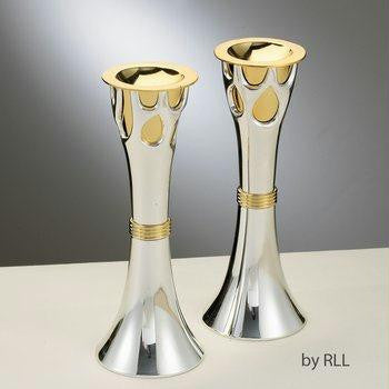 Silverplated Candlesticks - 8&quot; Tree of Life Candlestick Set