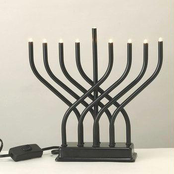 Electric Menorahs &amp; Candlesticks - Low Voltage Electric Menorah