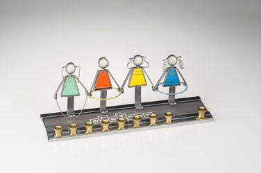 Hanukkah for Children - Playground Girls Menorah