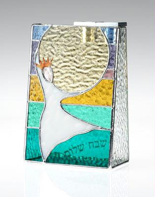 Glass Candlesticks - Shabbath Queen Candle Holder
