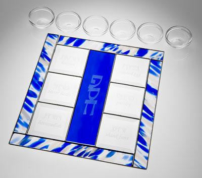 Glass Seder Plates - Spirit Seder Plate