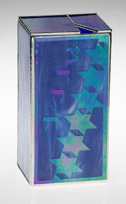 Judaic Themes - Star of David Pattern Tzedakah Box