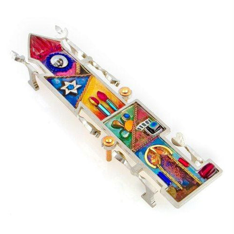 Metal Mezuzahs - Shabbat Home Mezuzah