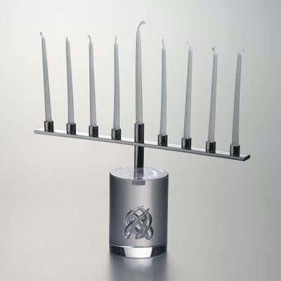 Metal Menorahs - Stratton Menorah by Simon Pearce