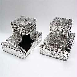 Sterling Silver Tefillin Cases - Sterling Silver Tefillin Case