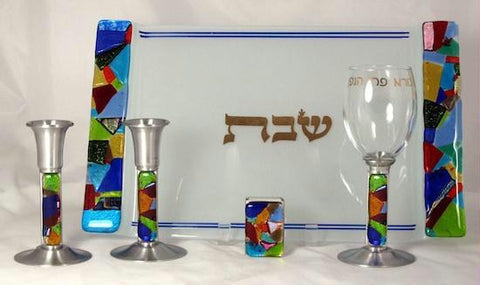 Shabbat Sets - Rainbow Fusion Shabbat Set