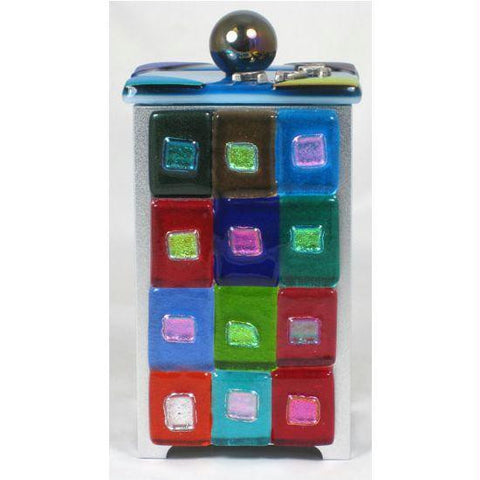 Glass Tzedakah Boxes - Twelve Tribes Tzedakah Box