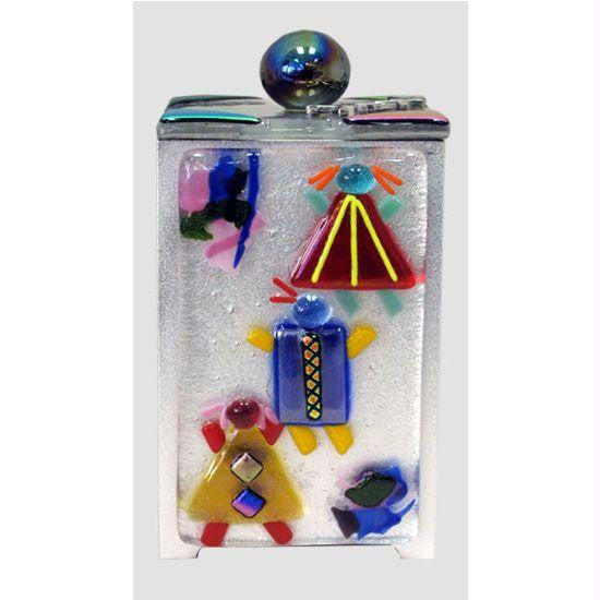 Glass Tzedakah Boxes - Children of Israel Tzedakah Box