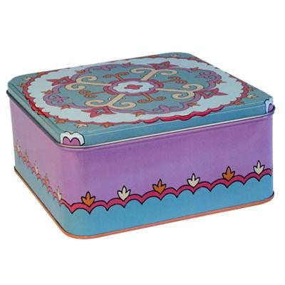 Wooden Matzah Trays and Matzah Holders - Passover Matzah Tin Box - Oriental