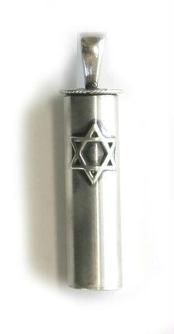 Pendants &amp; Amulets - Jewish Star of david Mezuzah Pendant